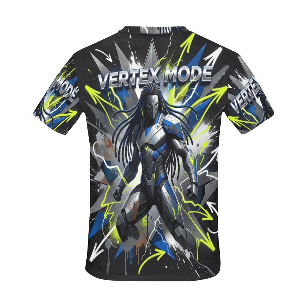 Rich and Rich Men's Black Multi Vertex Mode T-Shirt Men's - Rich and Rich Homeopportunities