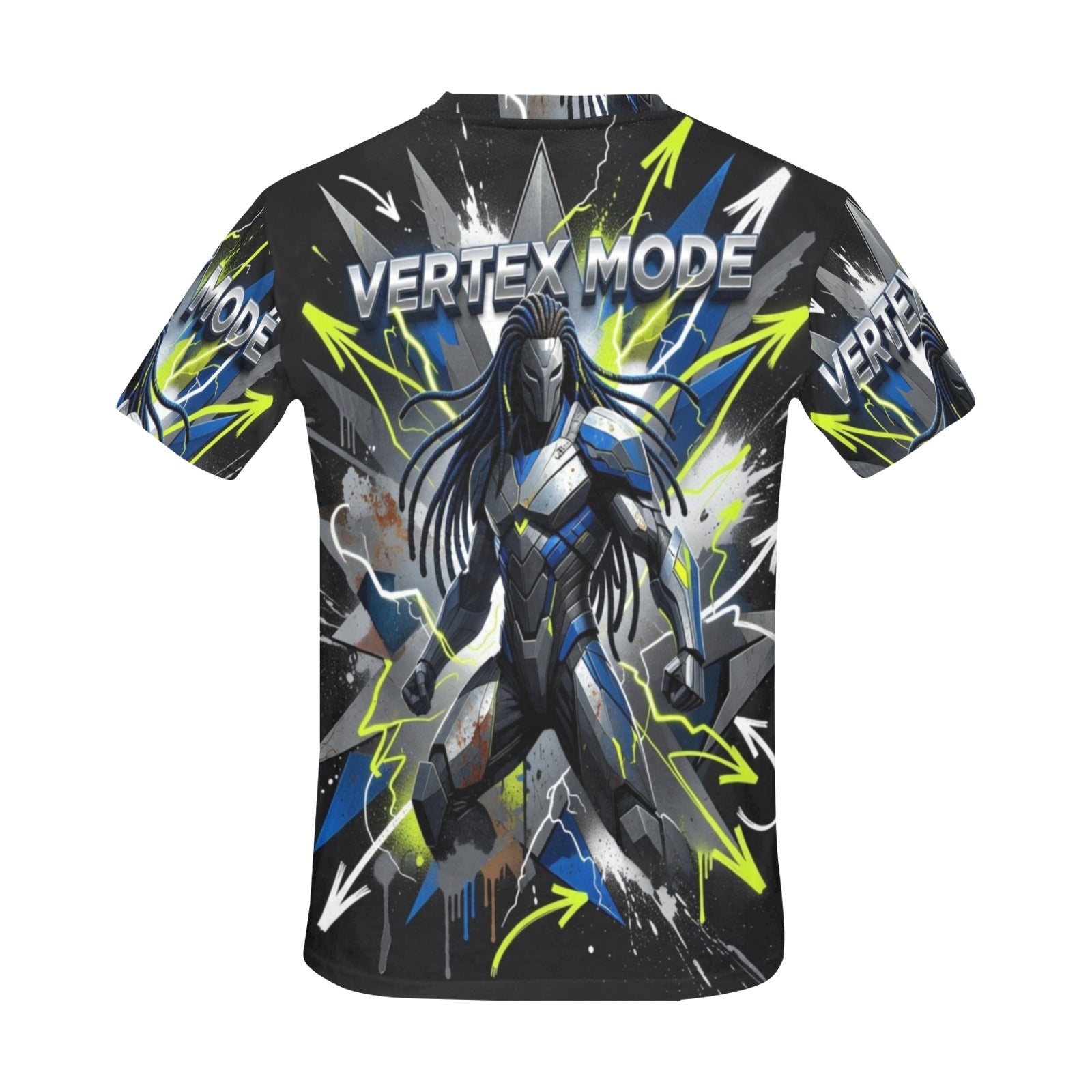 Rich and Rich Men's Black Multi Vertex Mode T-Shirt Men's - Rich and Rich Homeopportunities