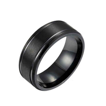 Load image into Gallery viewer, Unisex Stainless Steel Wedding Ring 8 mm – Black/Gold/Silver

