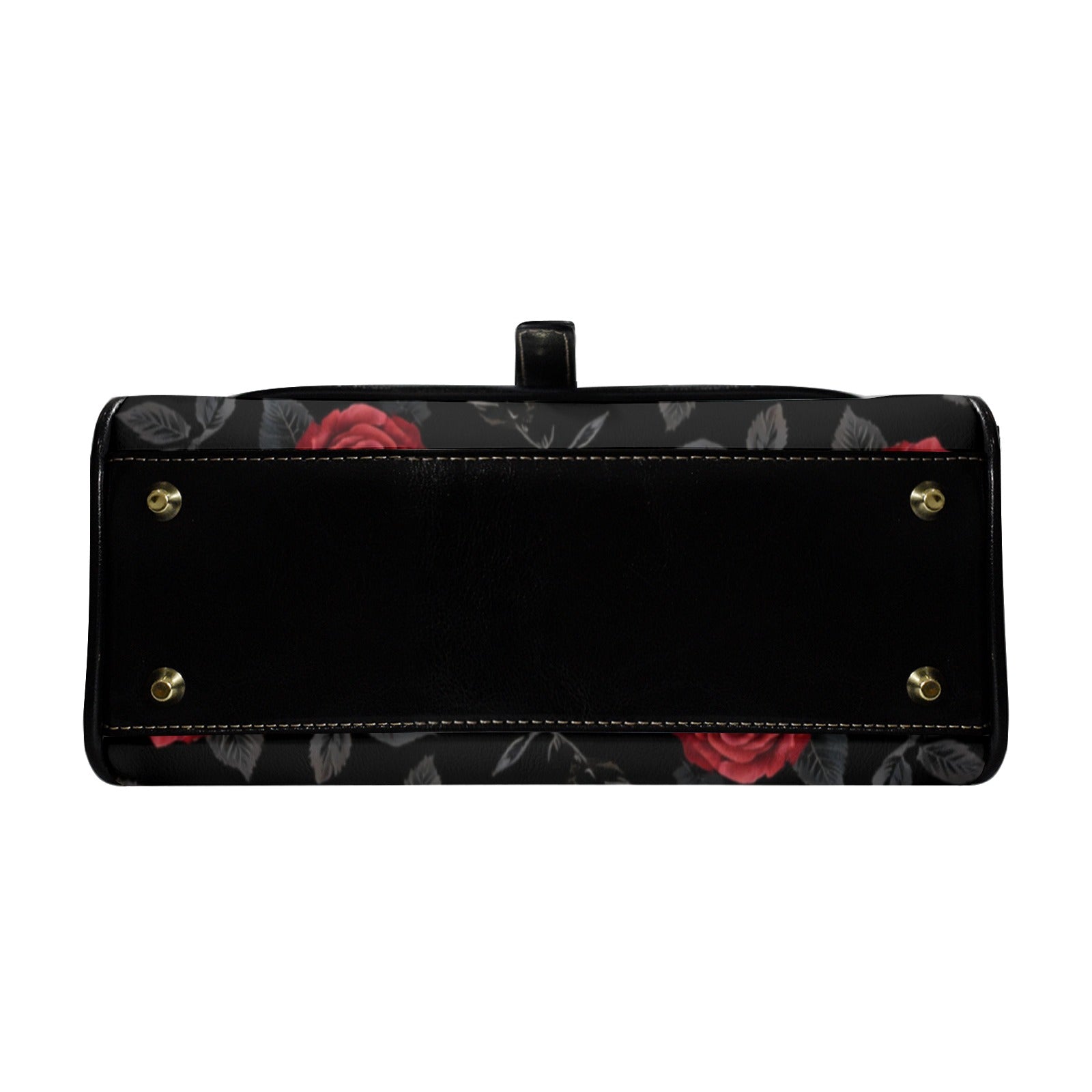 Rich and Rich Red Rose Women's Leather Satchel Bag