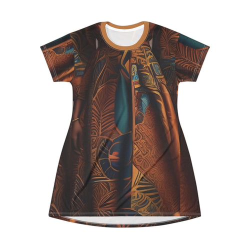 R&RH Earthtone T-Shirt Dress - Rich and Rich Homeopportunities 