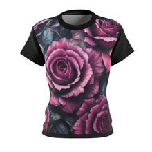 Load image into Gallery viewer, R&amp;RH Fushia Roses Women&#39;s Tee
