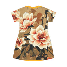 Load image into Gallery viewer, R&amp;RH Floral T-Shirt Dress - Boho Chic Summer Style
