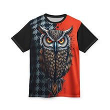 Load image into Gallery viewer, R&amp;RH Houndstooth Black and Red Unisex T-Shirt
