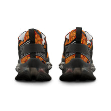 Load image into Gallery viewer, Guitar Flame Mesh Sneakers — Men’s Athletic Casual Shoes with Vintage Guitar Print - Rich and Rich Homeopportunities
