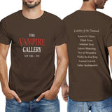 Men's short-sleeve T-shirt from The Vampire Gallery with printed design — additional view 14