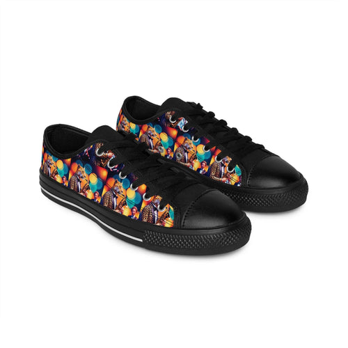 R&RH Leopard Saxophone Men's Sneakers - Rich and Rich Homeopportunities 