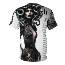 Load image into Gallery viewer, Artistic Unisex Cut &amp; Sew Tee, Unique Graphic Shirt, Statement Tee for Fashion Lovers, Edgy Art Tee, Casual Wear for Special [...]
