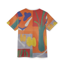 Load image into Gallery viewer, Vibrant Unisex Cut &amp; Sew Tee - Abstract Art Design
