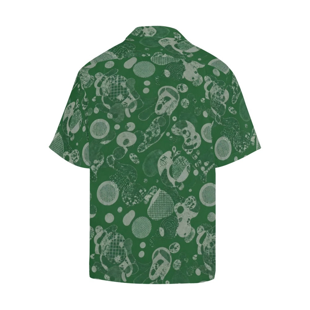 Rich and Rich Men's Green Fusion Designer Shirt