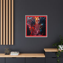 Load image into Gallery viewer, Vibrant Tribal Art Canvas Print - Framed Multi-Color Decor
