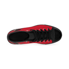 Load image into Gallery viewer, R&amp;RH Vibrant Women&#39;s Classic Red Sneakers with Inspirational Design
