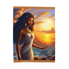 Load image into Gallery viewer, Goddess Velveteen Plush Blanket
