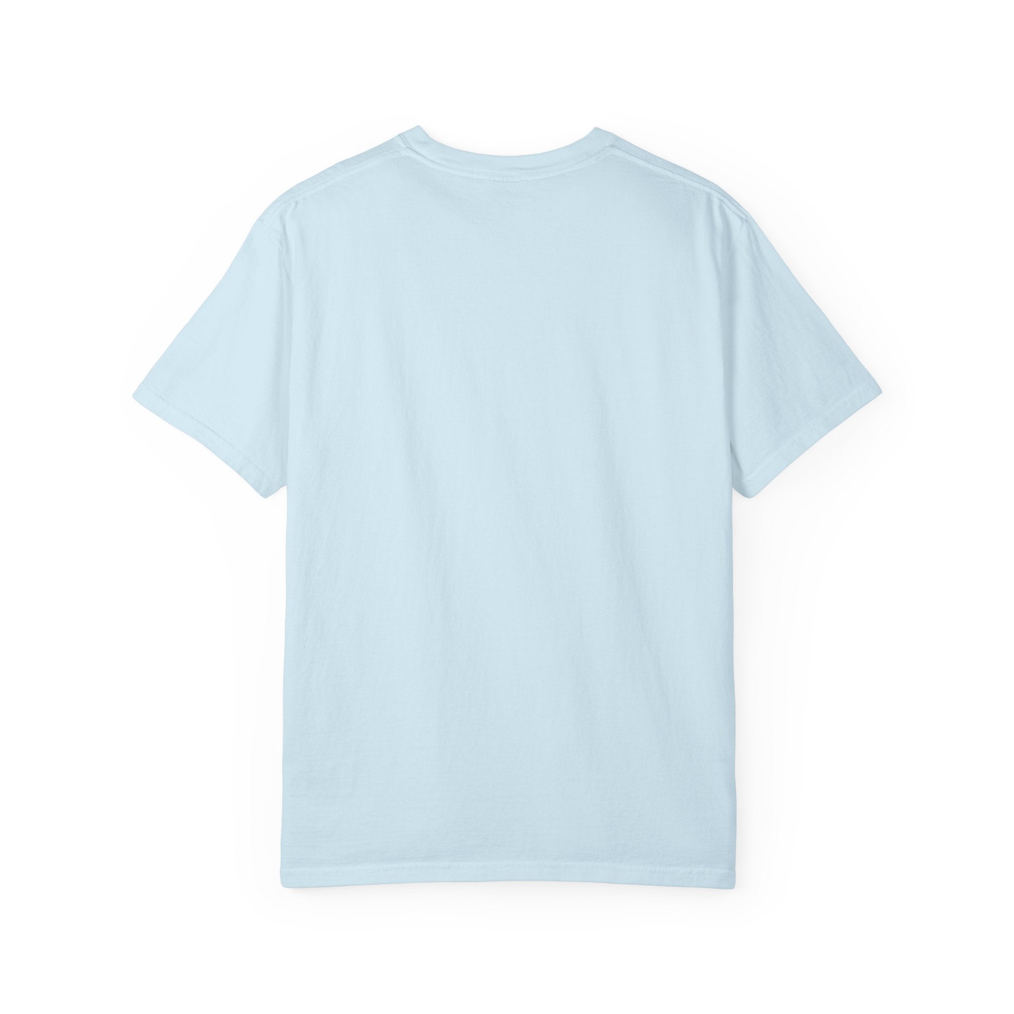 Desiree Sims Universe Fantasy Series Cast Poster T-shirt with cinematic magic print on garment-dyed fabric
