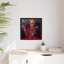 Load image into Gallery viewer, Vibrant Tribal Art Canvas Print - Framed Multi-Color Decor
