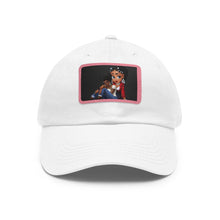 Load image into Gallery viewer, Caricature Black-Pink Hat with Leather Patch - Rich and Rich Homeopportunities 
