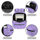a Y2K Pop Girls Lavendar Large Capacity Backpack