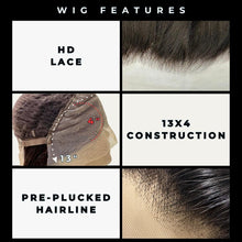 Load image into Gallery viewer, Straight 13x4 HD Lace Front Human Hair Wig
