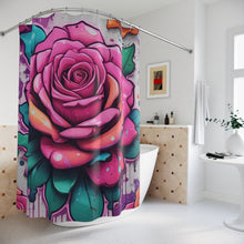 Load image into Gallery viewer, R&amp;RH Floral Shower Curtains
