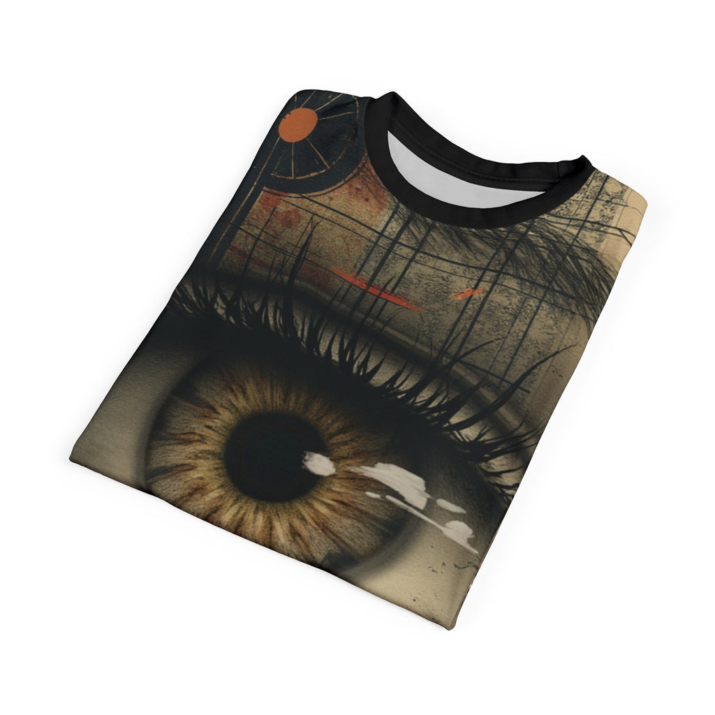 Eye-Catching Unisex Tee, Artistic Graphic Shirt, AOP T-Shirt, Unique Fashion Top, Gift for Art Lovers