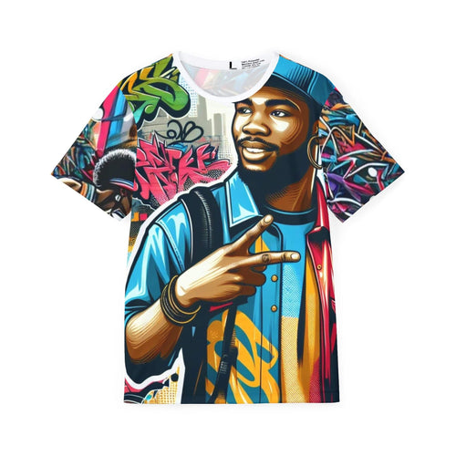 R&RH Graffiti-style Men's Sports Jersey - Rich and Rich Homeopportunities 