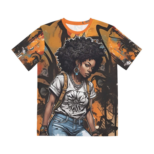 R&RH Graffiti-Like Orange Tee - Rich and Rich Homeopportunities 