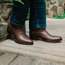 Load image into Gallery viewer, Cowboy Dress Boots | Mens Classic Round-Toe Boots (H7001-Brown)
