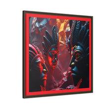 Load image into Gallery viewer, Vibrant Tribal Art Canvas Print - Framed Multi-Color Decor
