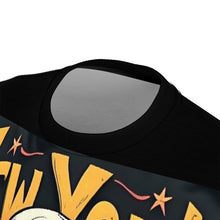 Load image into Gallery viewer, Gothic New York Skeleton T-Shirt, Unisex Graphic Tee, Halloween Top, Unique Streetwear, Alternative Fashion
