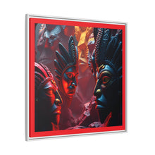 Load image into Gallery viewer, Vibrant Tribal Art Canvas Print - Framed Multi-Color Decor
