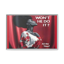 Load image into Gallery viewer, R&amp;RH Inspirational Framed Canvas Art - &quot;Won&#39;t He Do It?&quot;
