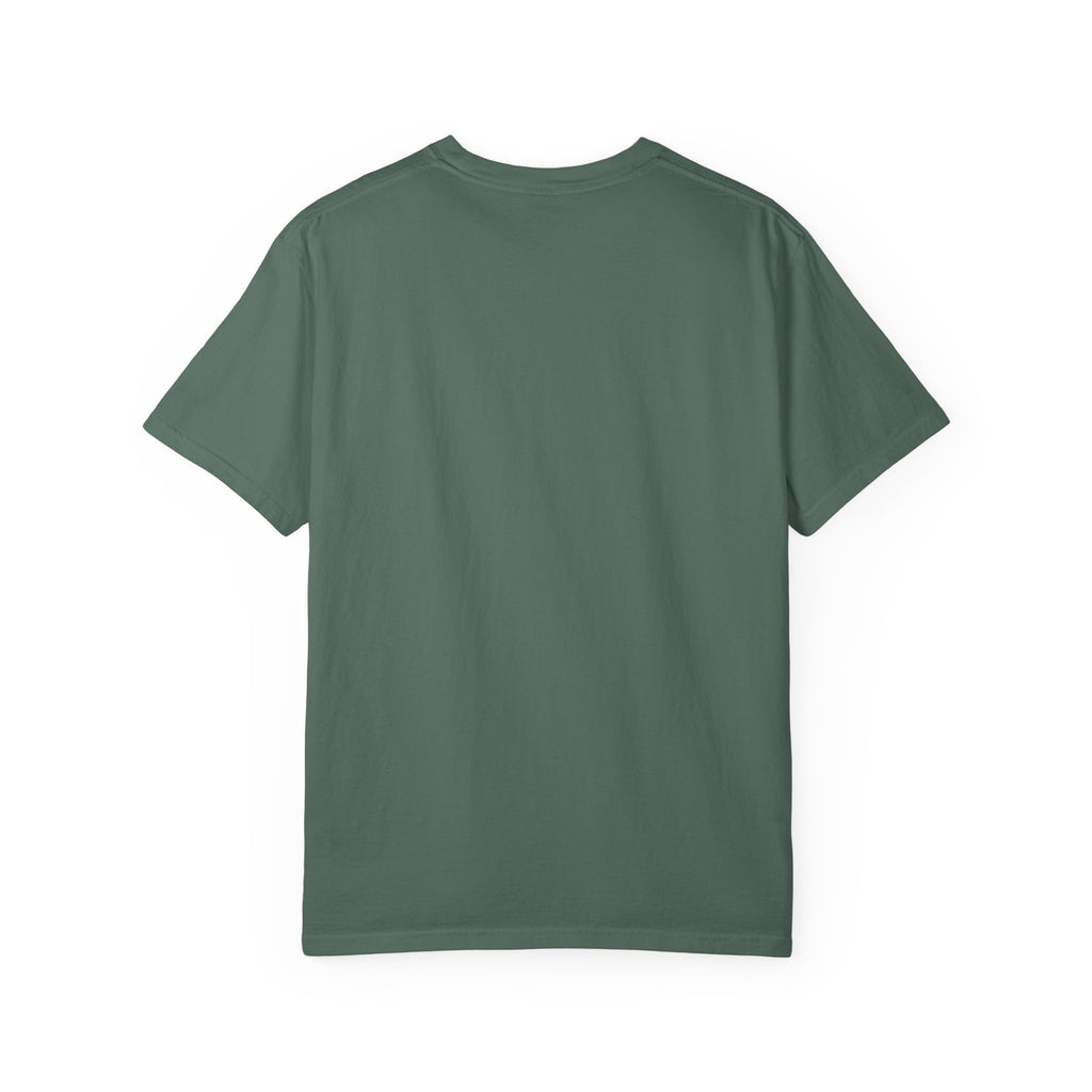 Desiree Sims Universe Fantasy Series Cast Poster T-shirt with cinematic magic print on garment-dyed fabric
