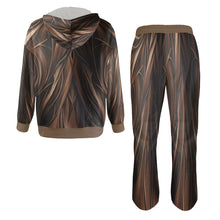 Load image into Gallery viewer, R&amp;RH Designer Men&#39;s Tracksuit Men&#39;s Streetwear Flared Brown Tracksuit - Rich and Rich Homeopportunities 

