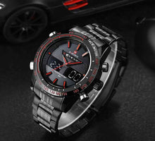 Load image into Gallery viewer, Kairos Naviforce 9024 Men’s Sports Quartz Watch with Dual Display
