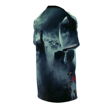 Load image into Gallery viewer, Halloween Themed Unisex Tee, Spooky Graphic Shirt, Costume Party Top, Ghostly Apparel, Unique Holiday T-shirt
