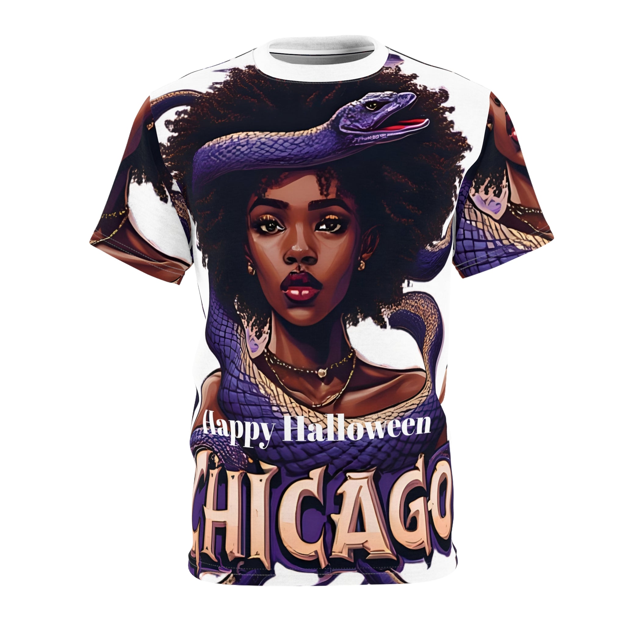 Spooky Chic Halloween Tee, Custom Halloween Shirt, Unisex Graphic Tee, Fall Fashion, Chicago Inspired Top, Unique Gift for Her