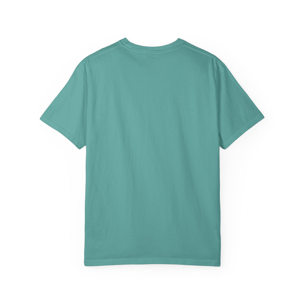 Desiree Sims Universe Fantasy Series Cast Poster T-shirt with cinematic magic print on garment-dyed fabric