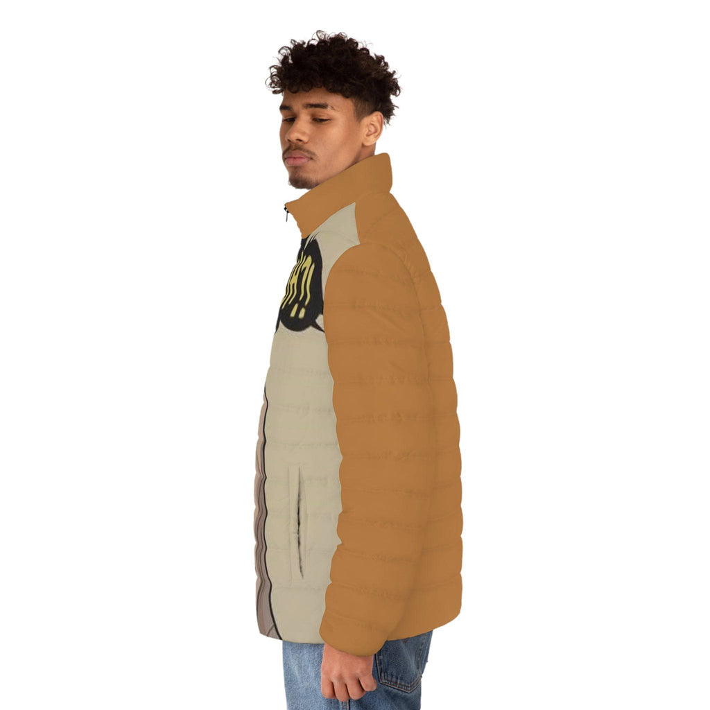 R_RH Light Brown Men's Puffer Jacket - Rich and Rich Homeopportunities 