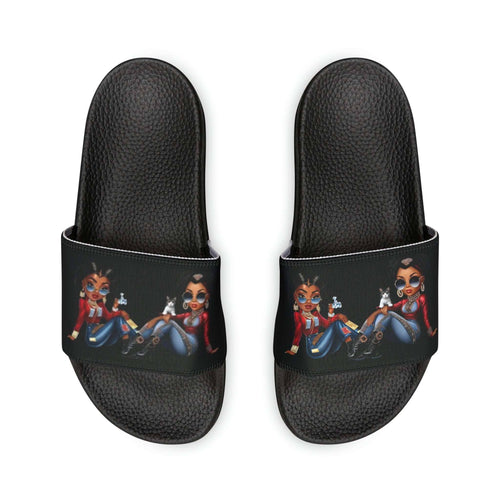 Inseparable Caricature Women Slide Sandals