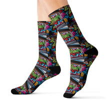 Load image into Gallery viewer, R&amp;RH Black History Sublimation Socks
