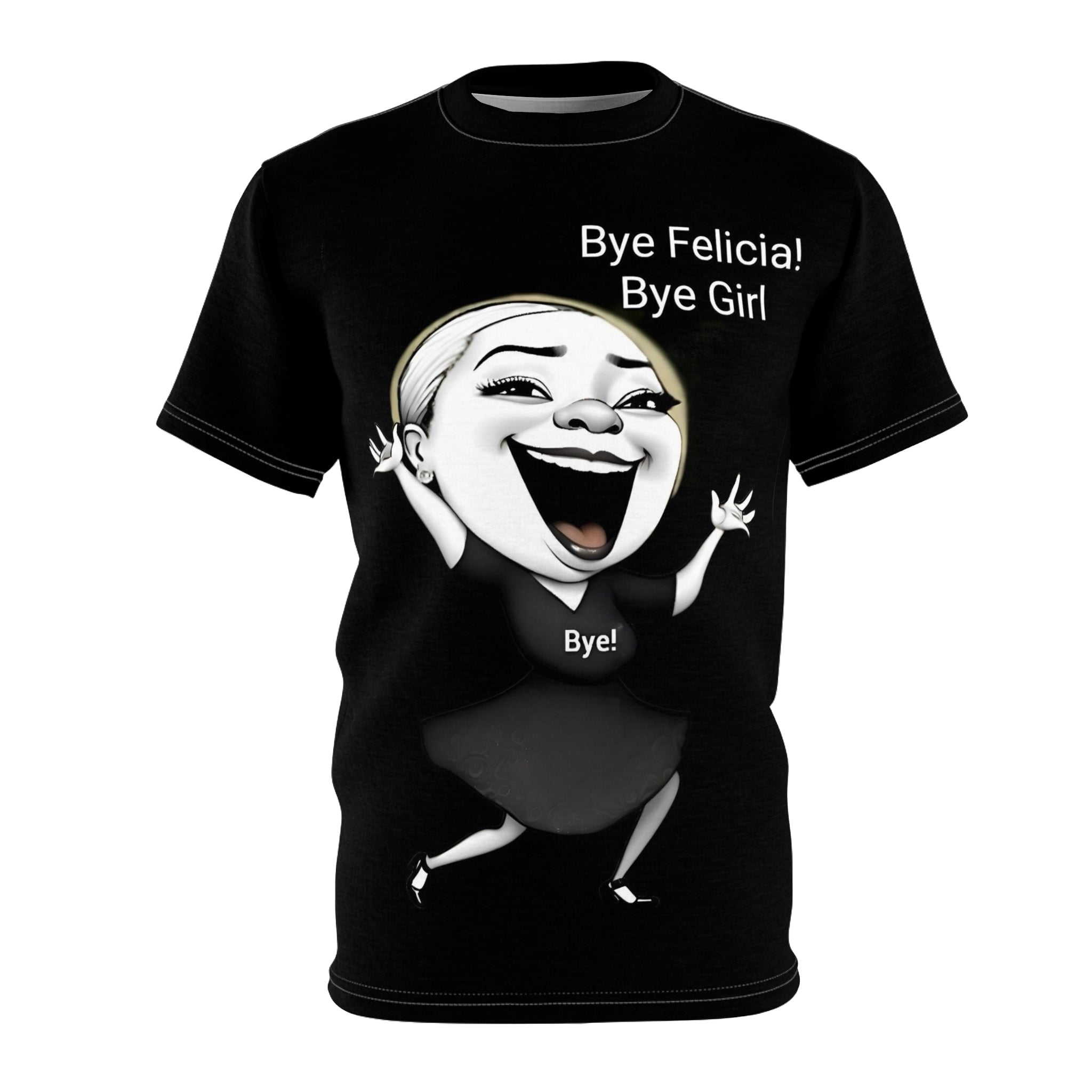 Funny Graphic Tee: Bye Felicia! T-Shirt, Cute Casual Wear, Unique Gift for Friends, Quirky Humor Apparel, Fun Statement Top