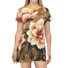 Load image into Gallery viewer, R&amp;RH Floral T-Shirt Dress - Boho Chic Summer Style
