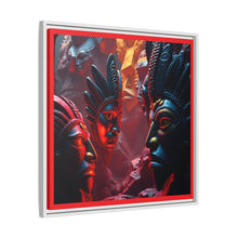 Load image into Gallery viewer, Vibrant Tribal Art Canvas Print - Framed Multi-Color Decor

