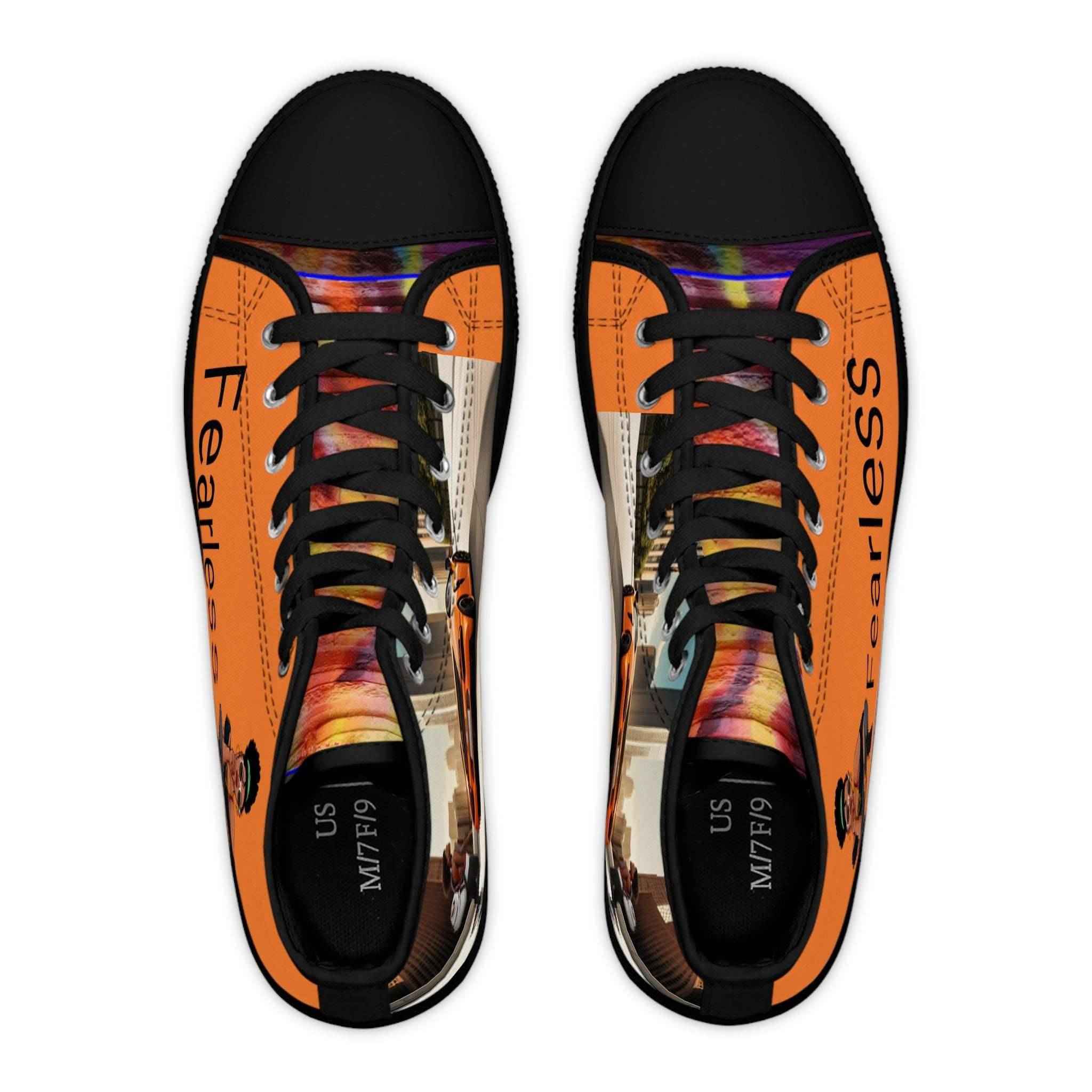 Women's high-top wedge trainer with round toe, wraparound print, memory foam insole and rubber outsole — alternate view