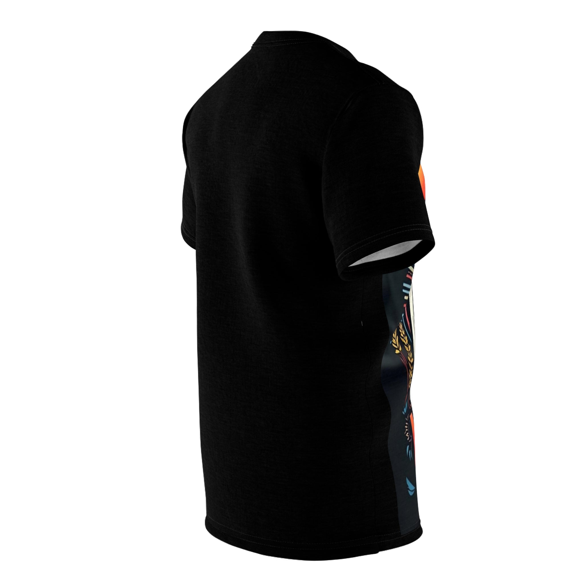 Unisex Gothic New York Skeleton T-Shirt with bold skull graphic on black background