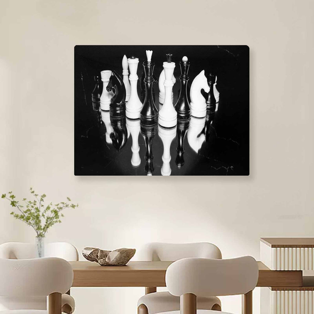 Rich and Rich Chess Designer 32x24 Wall Art on premium canvas with vivid colors