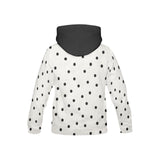 Critter Kicks Kids Croc Rock White Polka Dot Hoodie