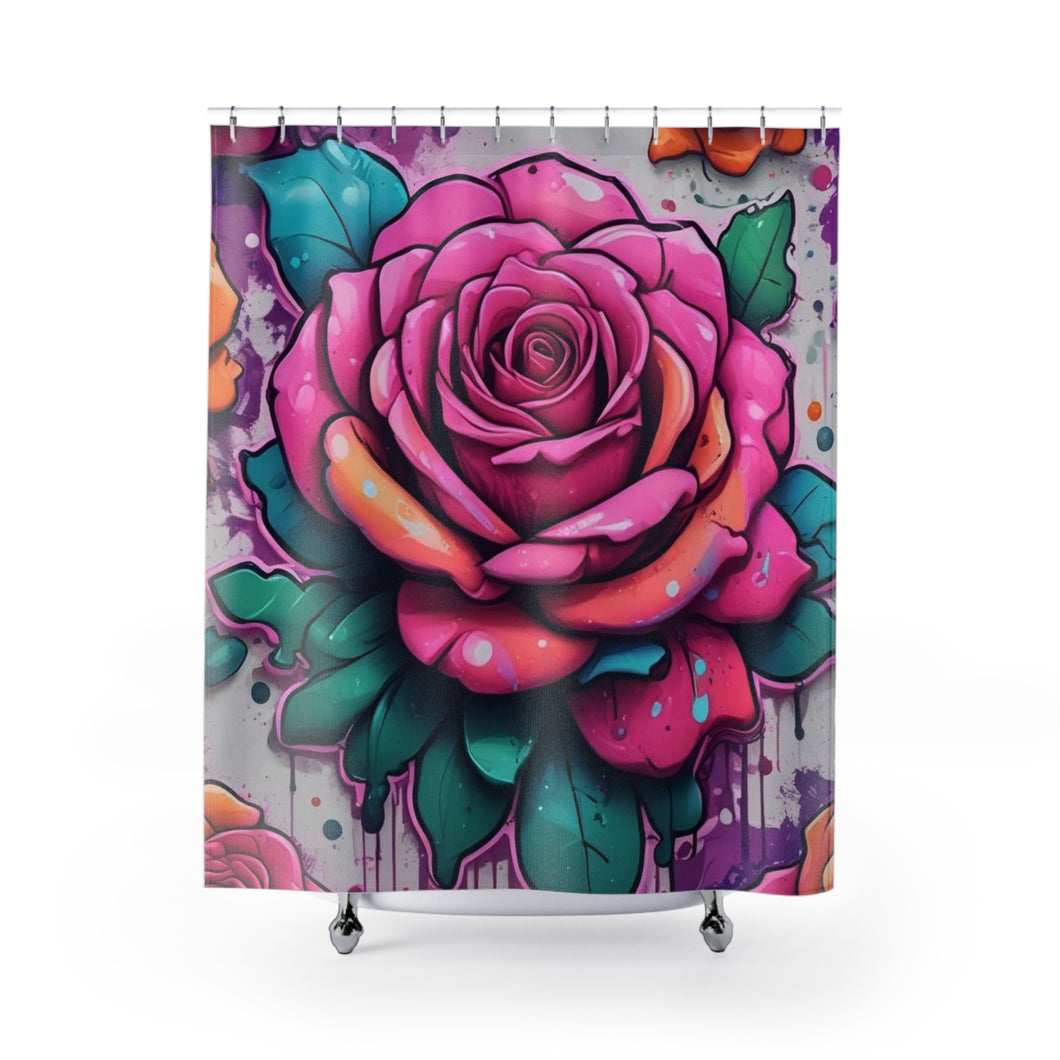 R&RH Floral Shower Curtains