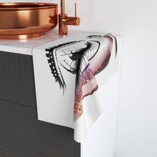 Load image into Gallery viewer, R&amp;RH Elegant Eye Design Hand Towel - Artistic Home Décor
