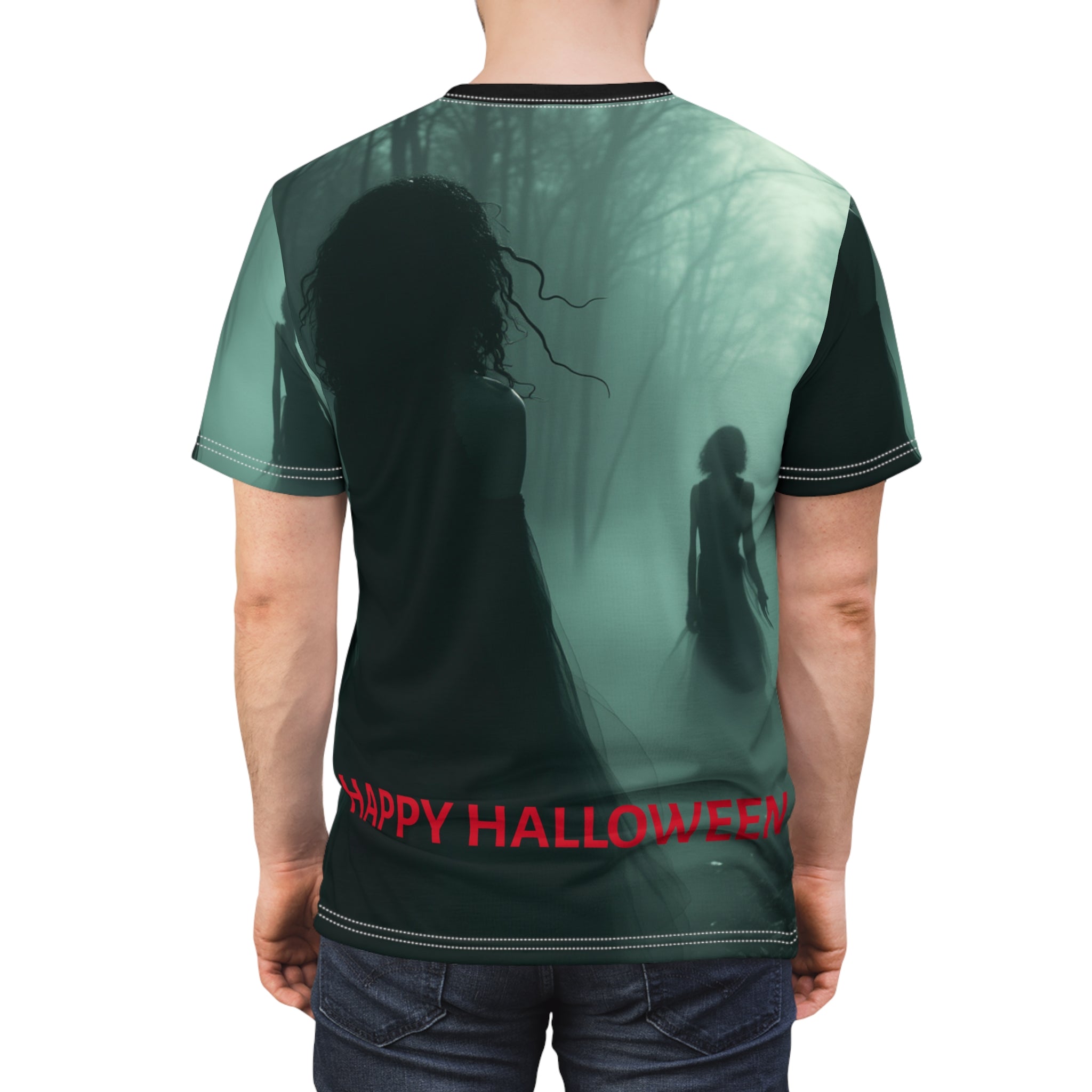 Mystical Forest Unisex Tee, Gloomy Atmosphere T-Shirt for Nature Lovers, Art Tee for Halloween, Unique Gift for Friends, Customizable [...]